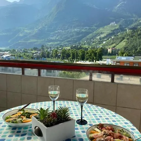 Merano Panoramablick Ruhig Gelegen Exterior photo